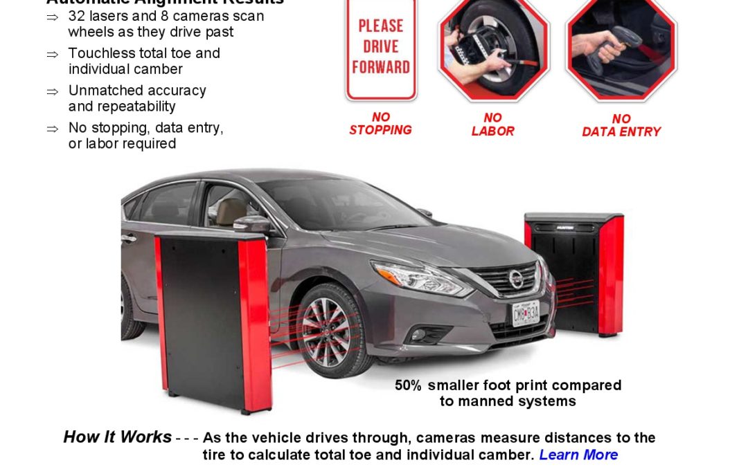 NEW Hunter Quick Check Drive Touchless Alignment Inspection System